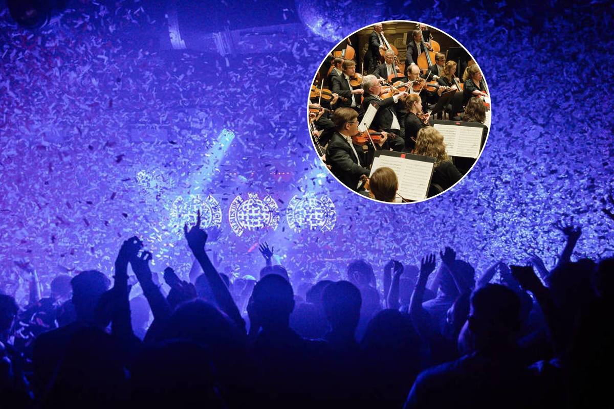 Ministry of Sound bringt ein 50-köpfiges Orchesterkonzert nach London, um die größten Dance-Tracks der Geschichte nachzuspielen – und das nur für zwei Nächte Ministry of Sound bringt ein 50-köpfiges Orchesterkonzert nach London, um die größten Dance-Tracks der Geschichte nachzuspielen – und das nur für zwei Nächte