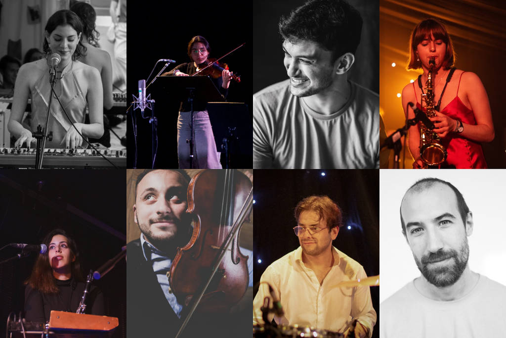 Eine Collage des Musikkuratorenteams von Fever Candlelight