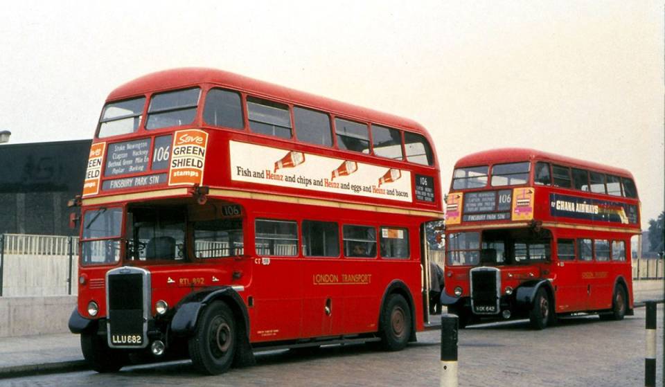 Dieses Wochenende verkehrt eine Flotte von Londoner Oldtimer-Bussen zwischen Finsbury Park und Hackney – und hier erfährst du, wie du kostenlos in einen davon einsteigen kannst