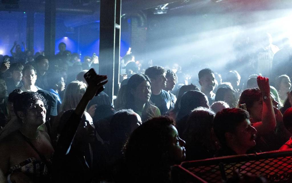 The audience watch as Idris Elba performs onstage during day three of SXSW London 2025 at XOYO on June 04, 2025 in London, England.