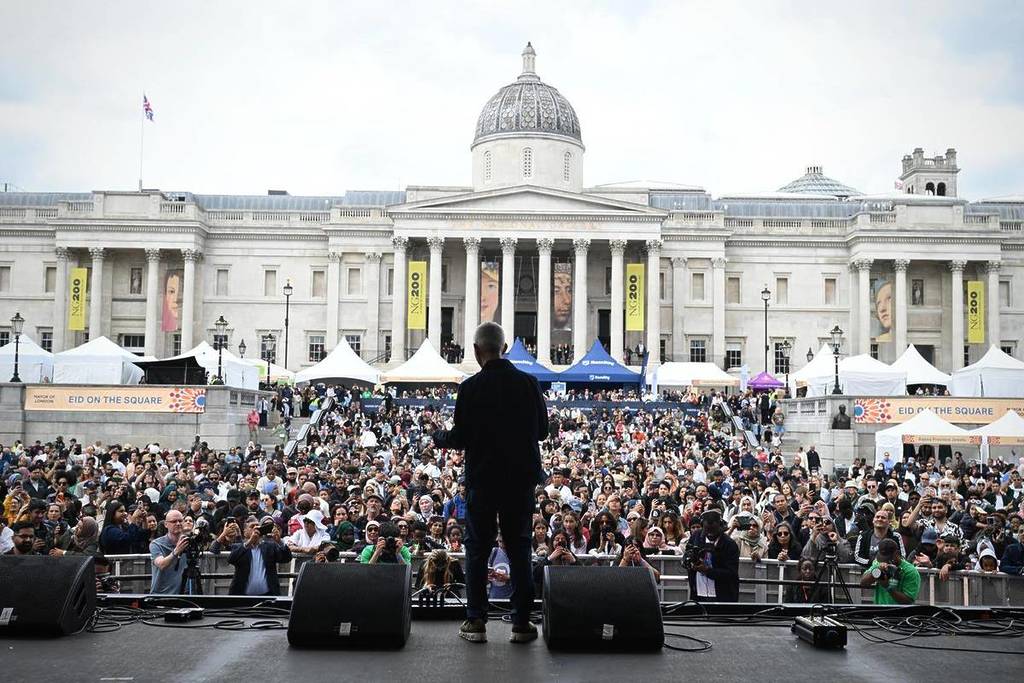 Londons größtes Eid-Fest findet dieses Wochenende wieder auf dem Trafalgar Square statt – mit Halal-Essen, Qawwali-Musik und Tanzaufführungen
