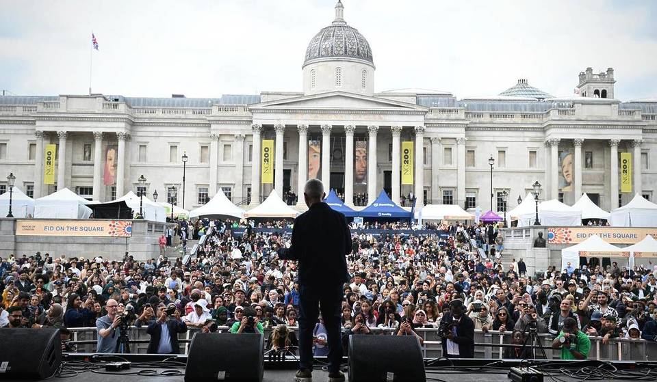 Londens grootste Eid-feest keert dit weekend terug naar Trafalgar Square – met halal eten, Qawwali-muziek en dansvoorstellingen