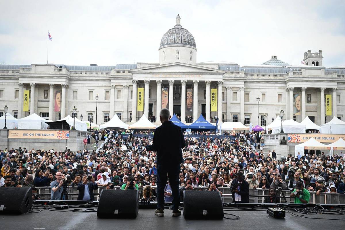 Londons größte Eid-Feier wird dieses Wochenende auf den Trafalgar Square zurückkehren