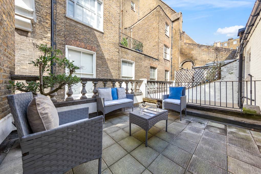 terrace furniture in London