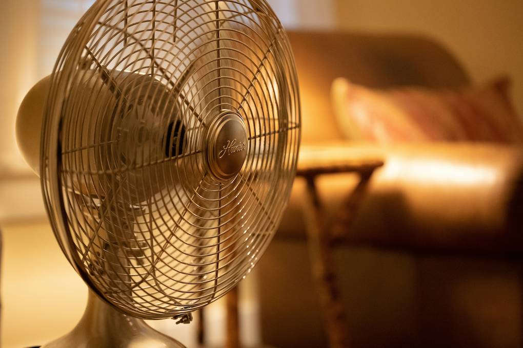 fan in small space