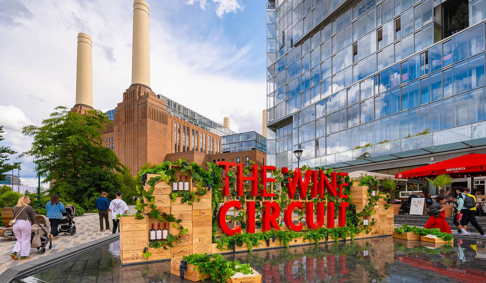 Ein kostenloses dreitägiges Weinfest kehrt diesen Juni in die Battersea Power Station zurück
