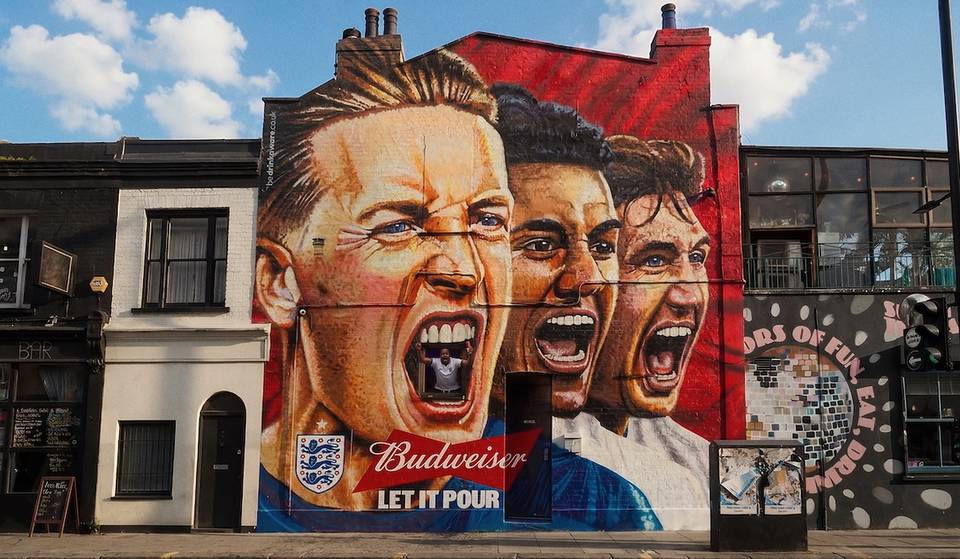 Budweiser abre este sábado en Londres un pub inmersivo con temática futbolística inglesa