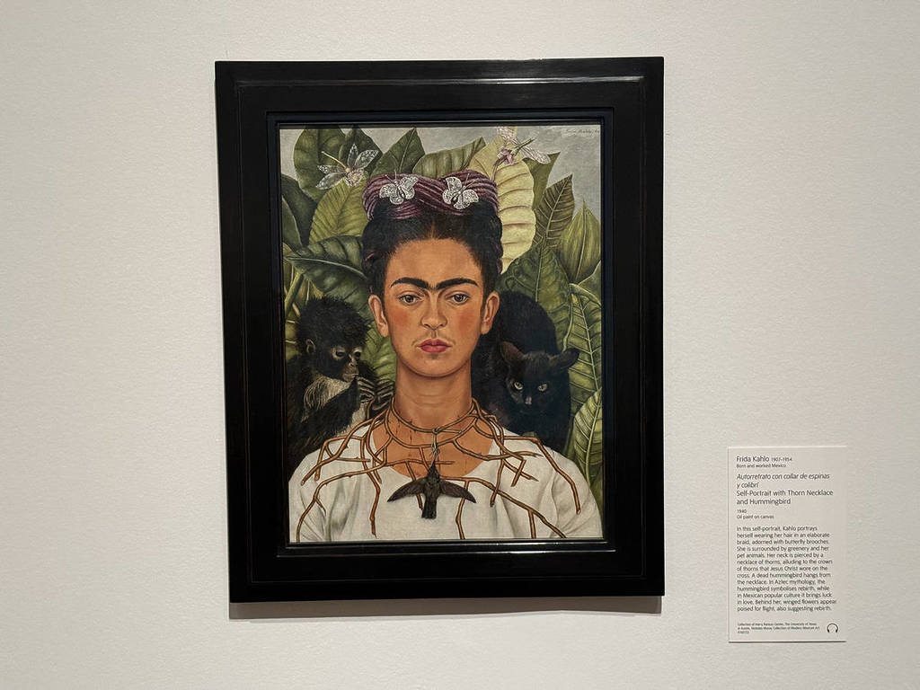 ein gerahmtes Gemälde von Frida Kahlo