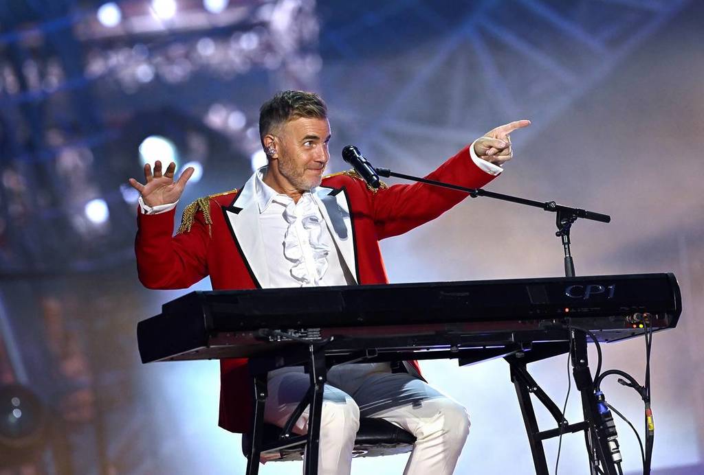 Gary Barlow playing live at The Circus 