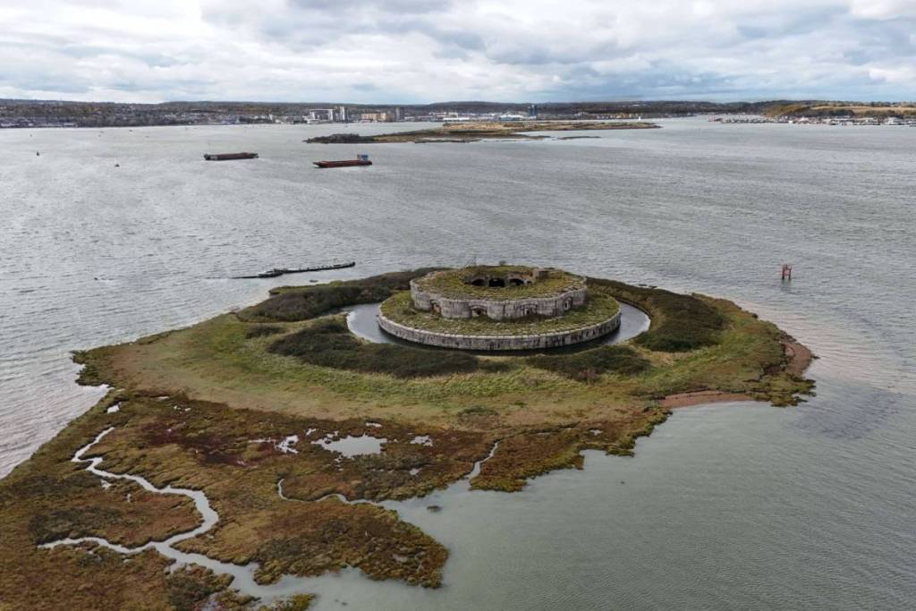 Fort Darnet, entouré d’eau