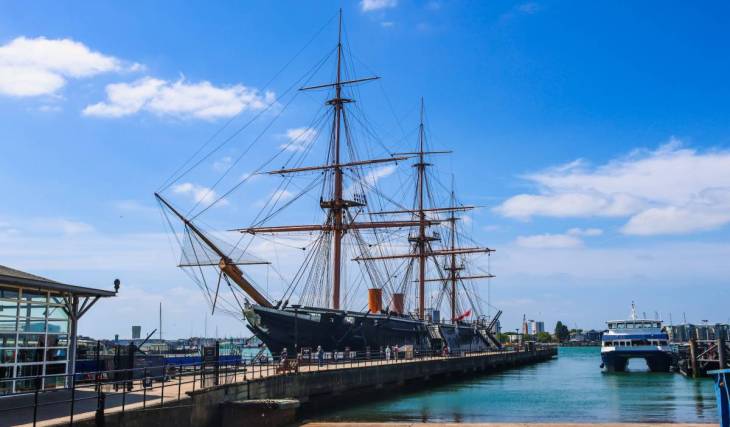 90 minutes from London: You can walk the decks of the world’s oldest commissioned warship as it undergoes a massive restoration