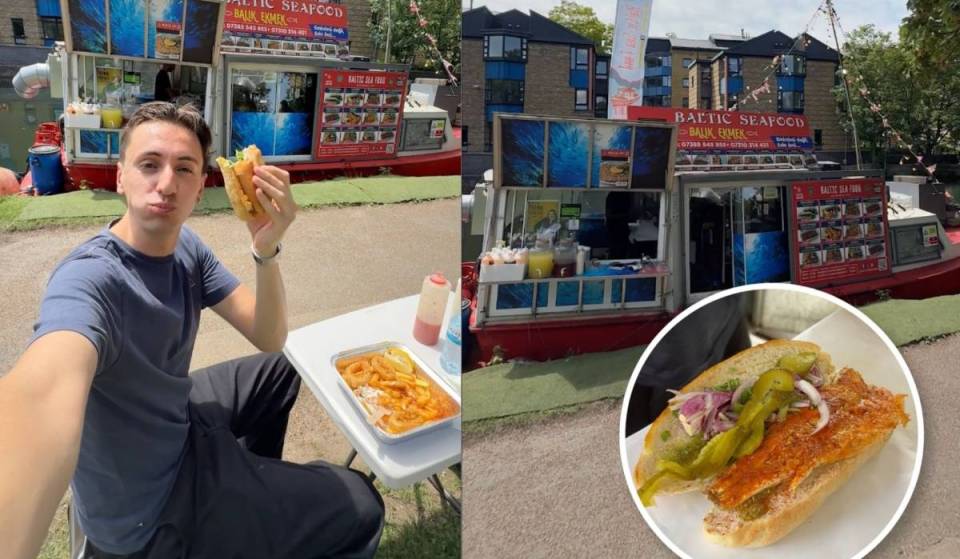 Questo ristorante turco galleggiante, unico nel suo genere, getta l’ancora ovunque tra Tottenham e Hackney, servendo panini con pesce fresco direttamente dal ponte