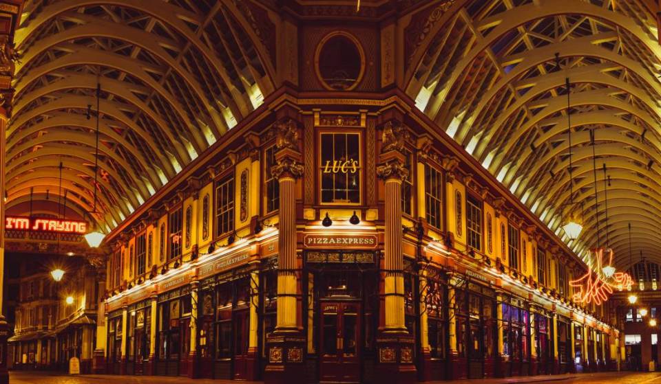 One of London’s oldest markets has stood beneath a spectacular Victorian roof for more than 600 years – with painted ceilings and cobbled streets