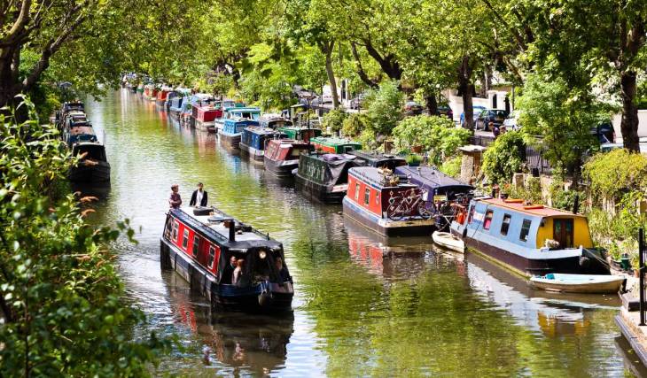 London’s Little Venice is a hidden haven in the heart of the capital city – and it’s filled with colourful canal boats, waterside walking routes, and one of London’s most unique theatres