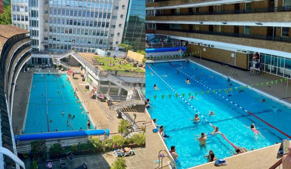 Wusstest du, dass es mitten im Herzen von London ein verstecktes Freibad gibt? Direkt neben Covent Garden kannst du unter freiem Himmel in der Sonne ein Bad nehmen