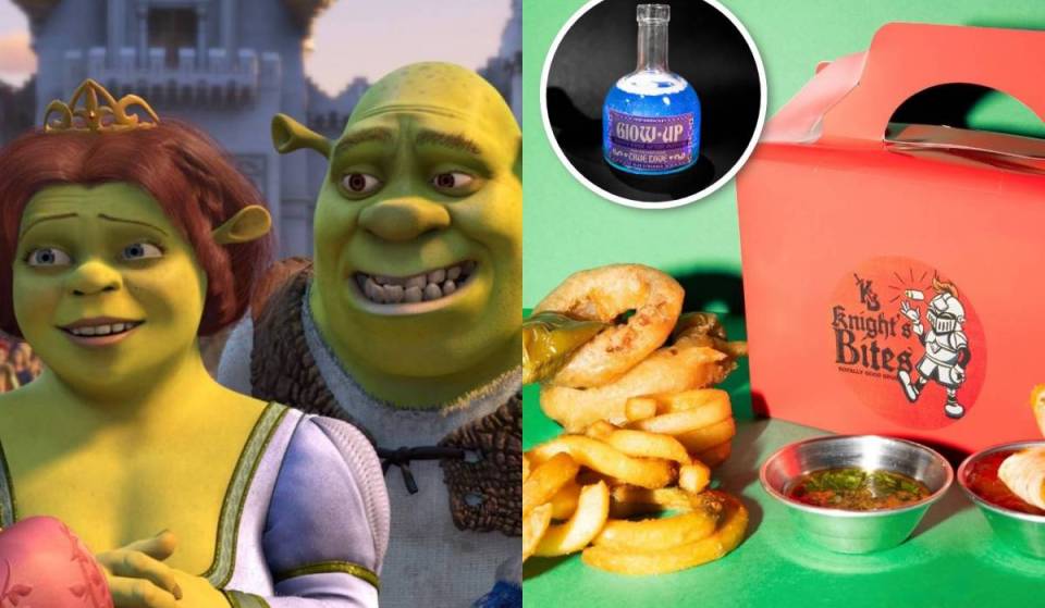 22 jaar later keert Shrek 2 terug naar het grote scherm – en deze keer zit er bij je kaartje een waanzinnig menu inbegrepen, geïnspireerd op de film