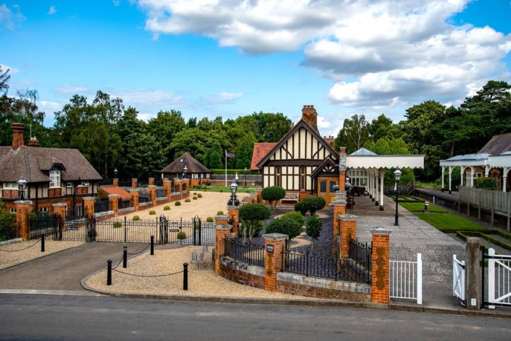 A Victorian railway station that's been converted into a house