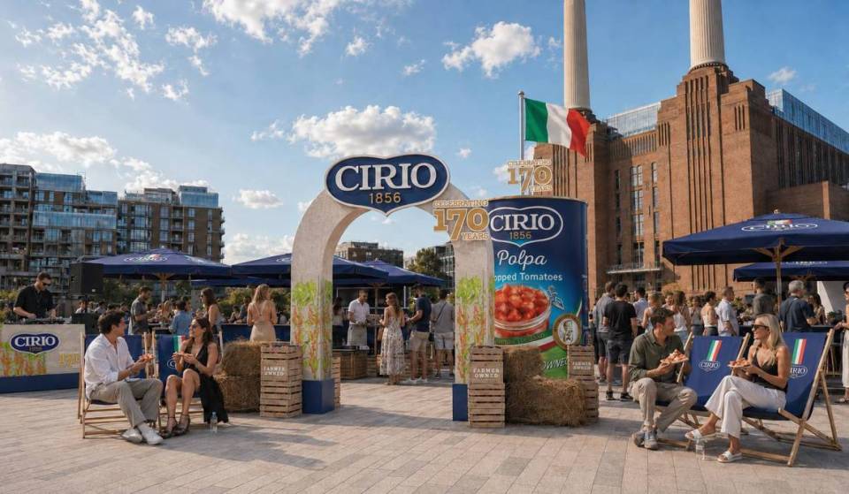 Cirio is bringing free pizza, drinks and Italian Piazza vibes to Battersea Power Station