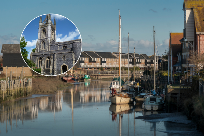 This waterside medieval market town can be reached from London by train – and it’s home to Britain’s oldest brewery
