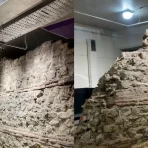 Vídeo de la muralla romana escondida en el aparcamiento de London Wall