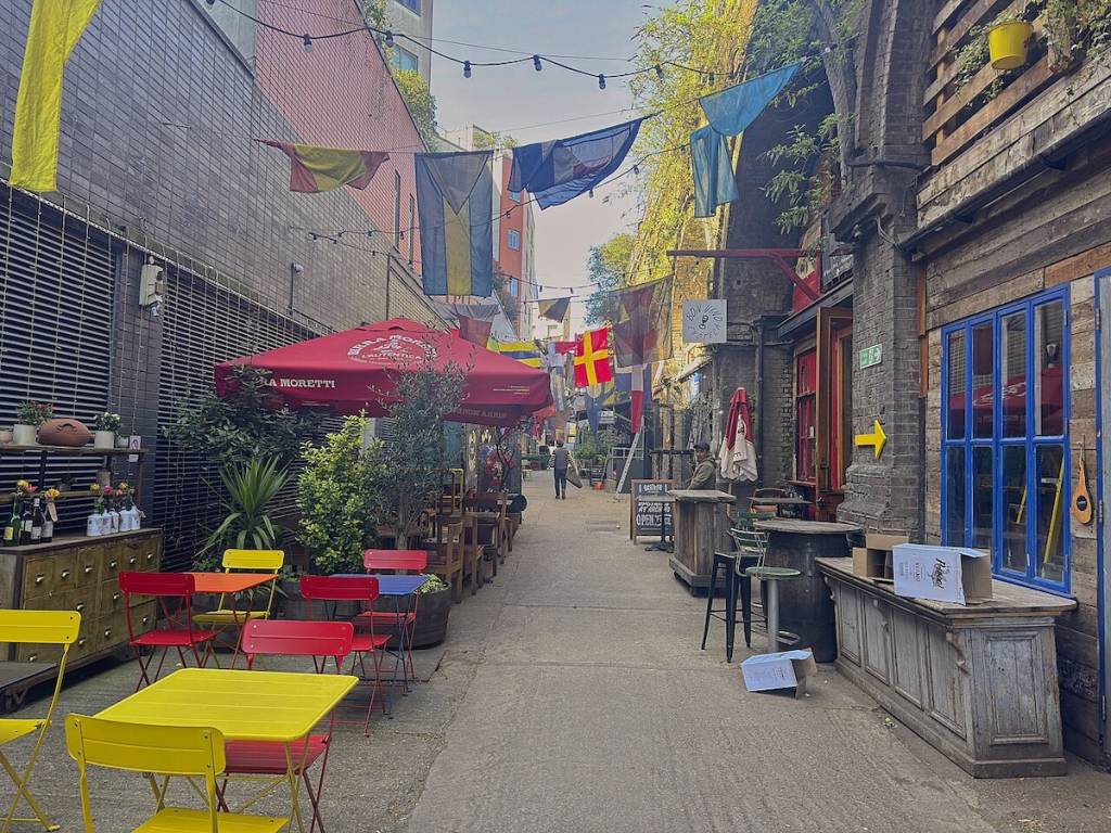 Maltby Street Market in London