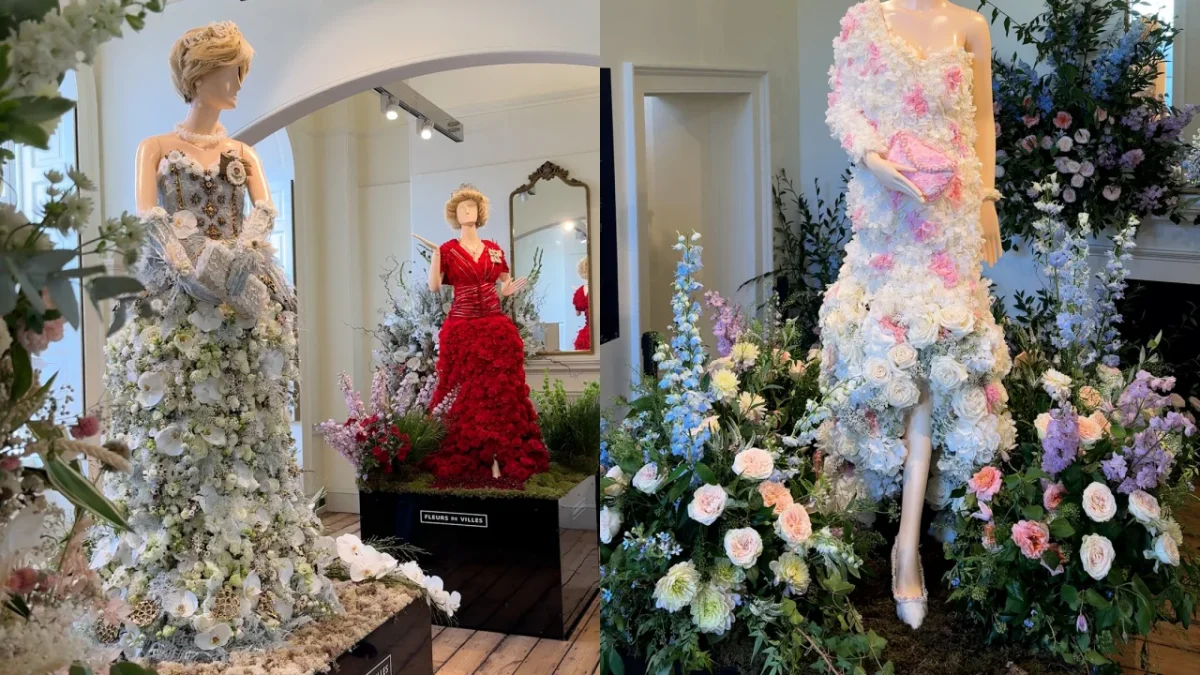倫敦 Somerset House 舉辦戴安娜王妃植物花藝展覽由新鮮花卉重塑 15 套經典標誌性服裝至 10 月 6 日止