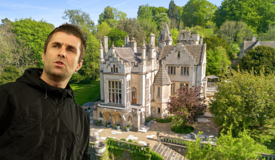 Liam Gallaghers ehemaliges Zuhause in den Cotswolds steht zum Verkauf – und es verfügt über einen Ballsaal, 11 Schlafzimmer und einen Weinkeller mit Platz für 4.000 Flaschen