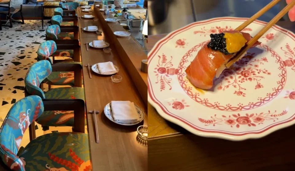 Alba Ristorante £99 omakase video near Harrods in London
