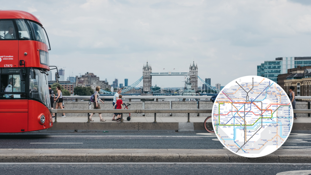 Offloaf This handy map of London reveals which tube journeys are actually ...