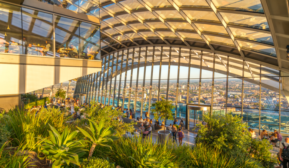 London’s highest public garden is officially home to the world’s best-known rooftop bar