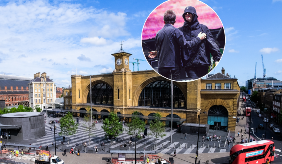 This now-demolished London rooftop opposite King’s Cross station is where Oasis filmed their first-ever music video