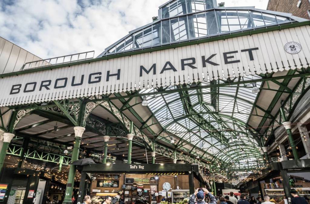l’insegna del famoso Borough Market