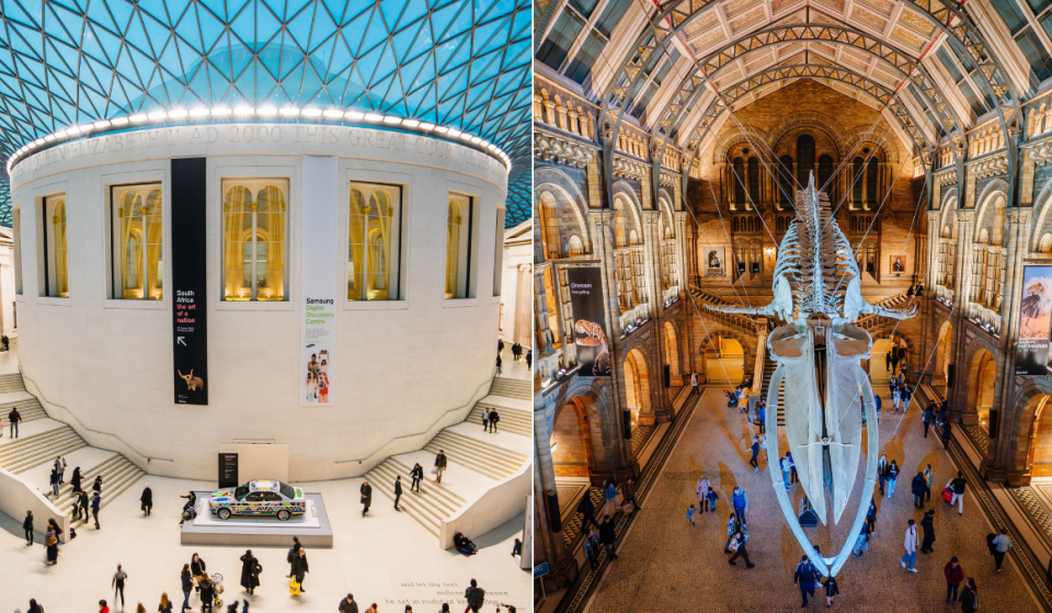 The UK government has confirmed that London’s national museums will remain free for all visitors – including the British Museum, the Natural History Museum, and many more