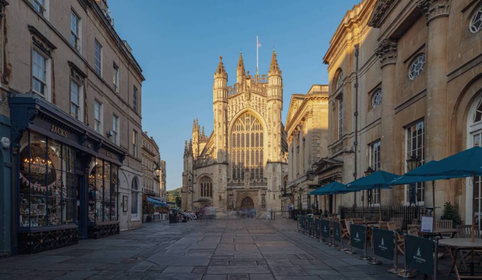 Nearly destroyed by Henry VIII, this 500-year-old Gothic abbey just over an hour from London features stone angels climbing ladders from a bishop’s dream