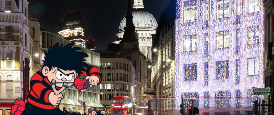 A mischievous trail of uniquely-designed Dennis the Menace sculptures will wind its way around London this winter – and it will be completely free to visit