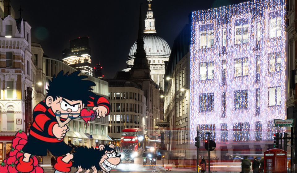 A mischievous trail of uniquely-designed Dennis the Menace sculptures will wind its way around London this winter – and it will be completely free to visit