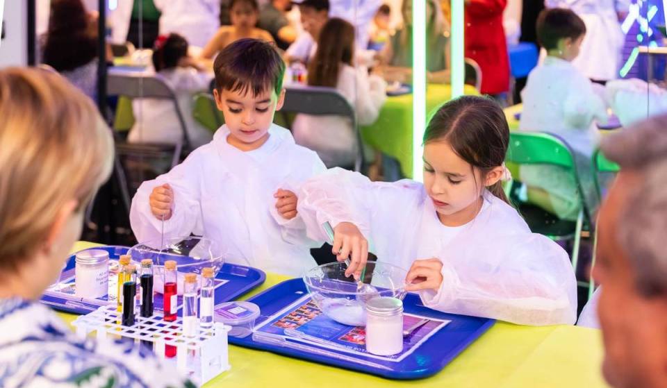 The Mini Genius Lab has just opened on Tottenham Court Road, offering zero-mess science and slime workshops for kids 