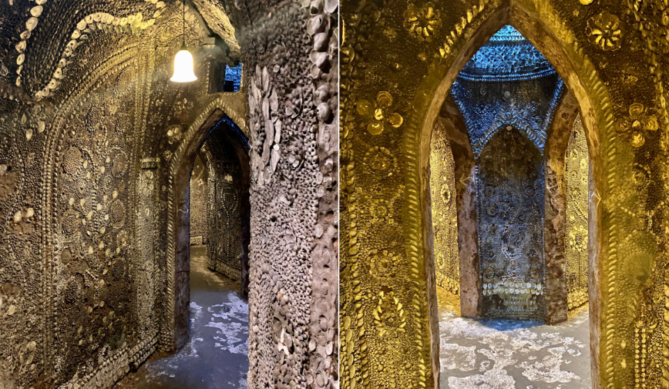 In 1835, this secret subterranean passageway was discovered by accident; now it serves as a popular tourist attraction – adorned with 4.6 million shells
