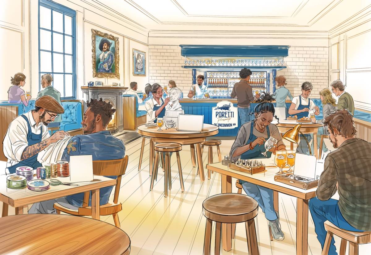 Poretti is taking over a London pub to inspire Brits to break out of routine, offering live maker experiences and complimentary pints for all.