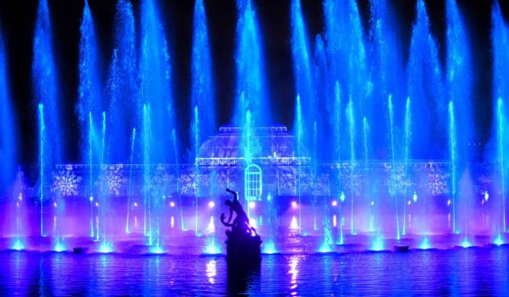 In 1848, Kew Gardens opened a Victorian glasshouse the world had never seen; before its closes for a major restoration, it’s the backdrop to the grand finale of the UK’s biggest Christmas light trail