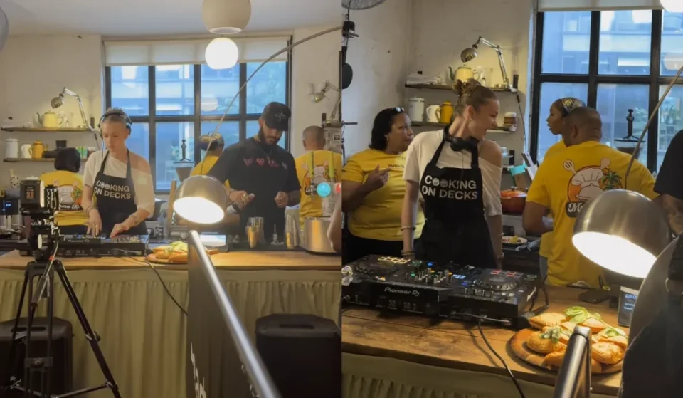 Cooking on Decks puts live DJs in London kitchens