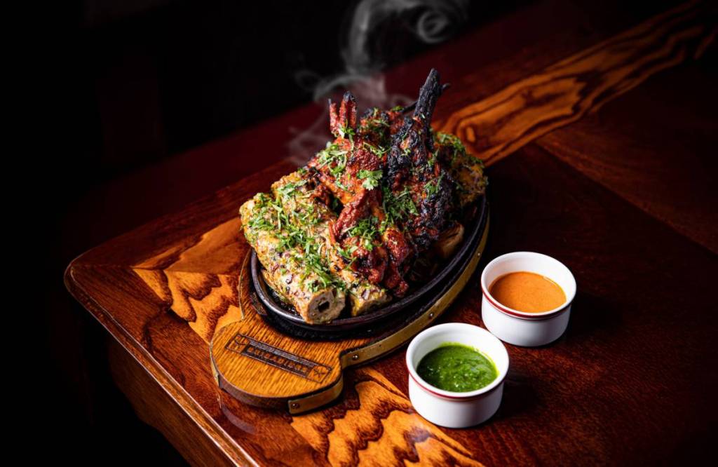 mixed tandoori meat grill served at brigadiers
