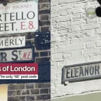 London’s abandoned NE ghost postcode signs in Hackney