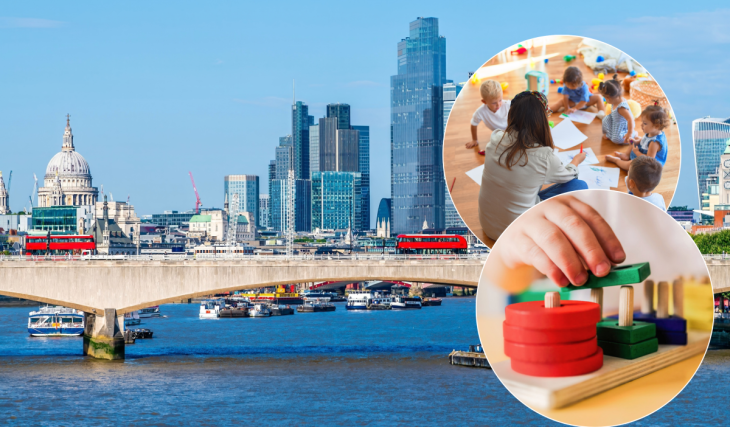 Despite sky-high nursery fees across the capital city, new research has just named London the UK’s most affordable region for childcare