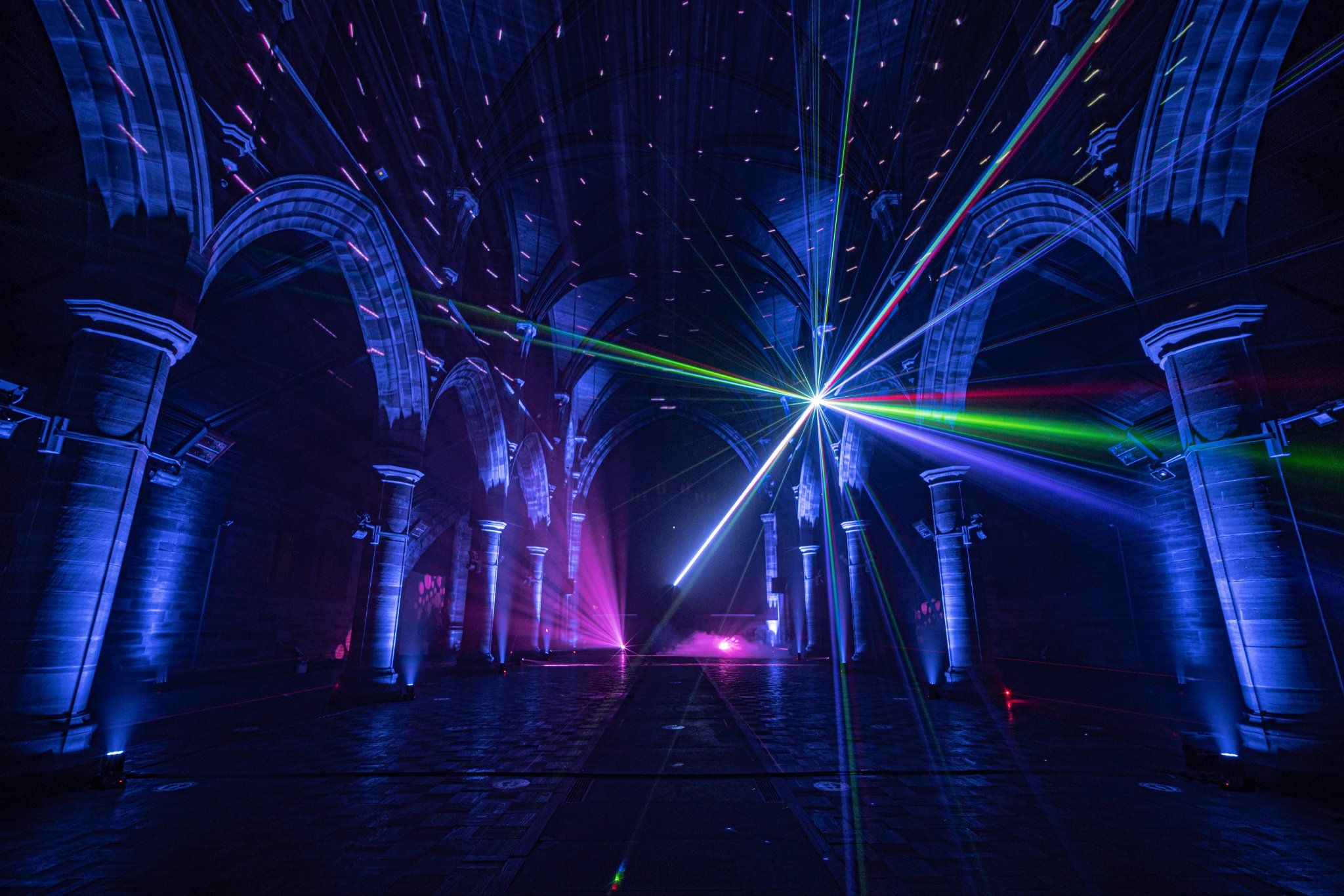 A Spectacular Black Hole Laser Show Will Illuminate Old Christ Church 