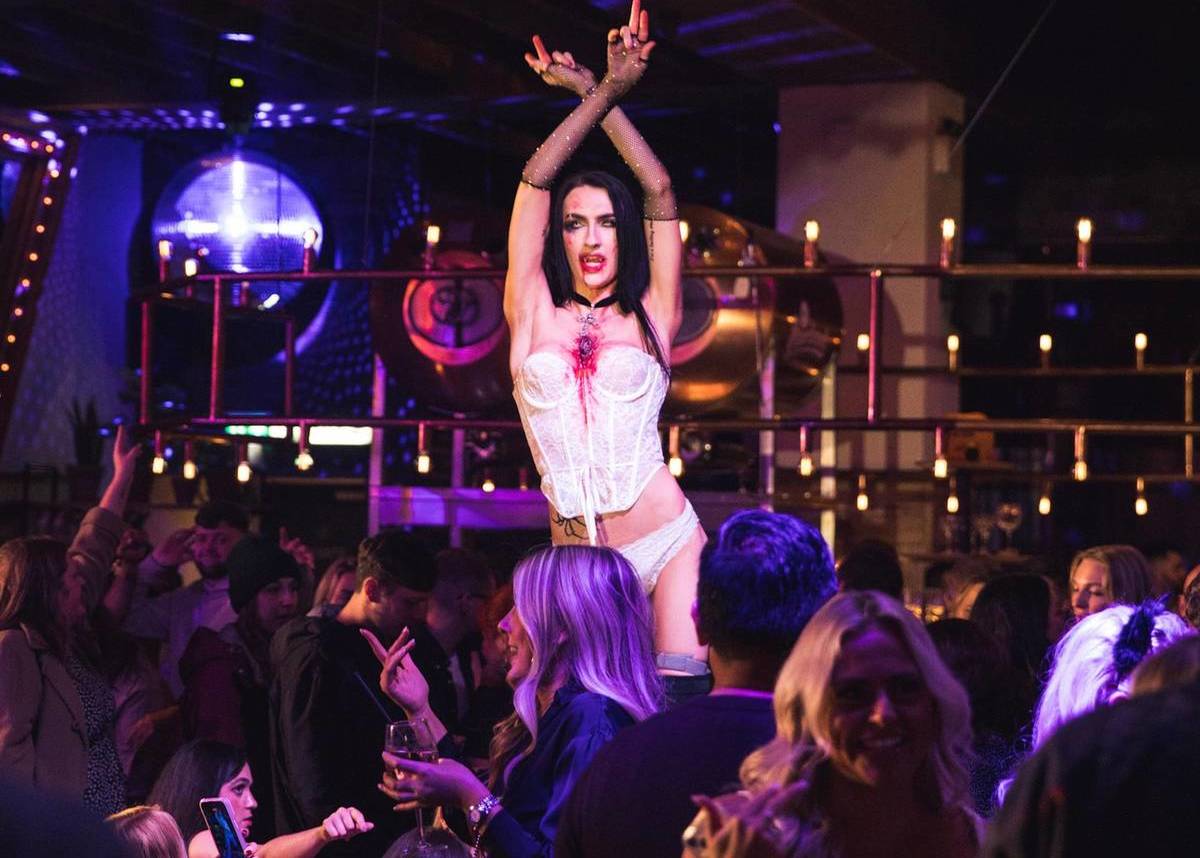 halloween woman dancing