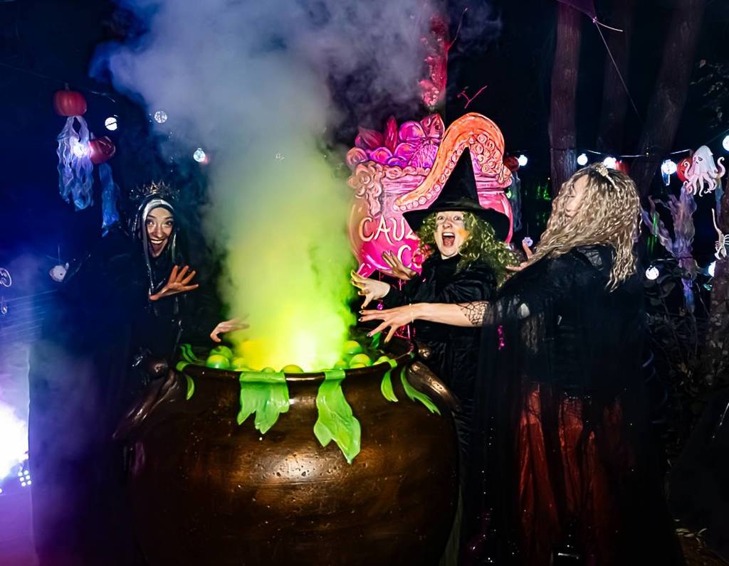 halloweenville halloween witch cauldron