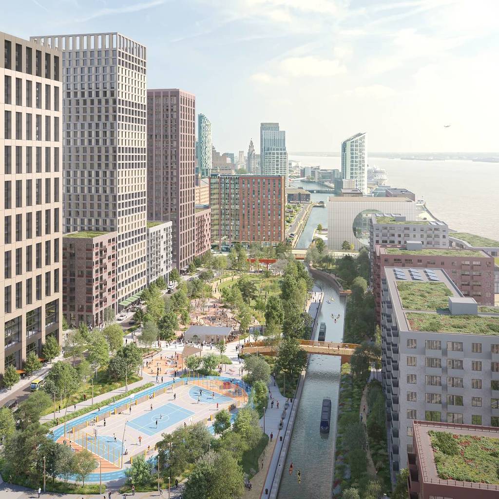 central docks liverpool waters project