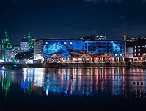 Liverpool&#8217;s Royal Albert Dock Is Being Transformed Into A Permanent Canvas For Stunning New Light Projections &#8211; And You Can Go See It This Weekend
