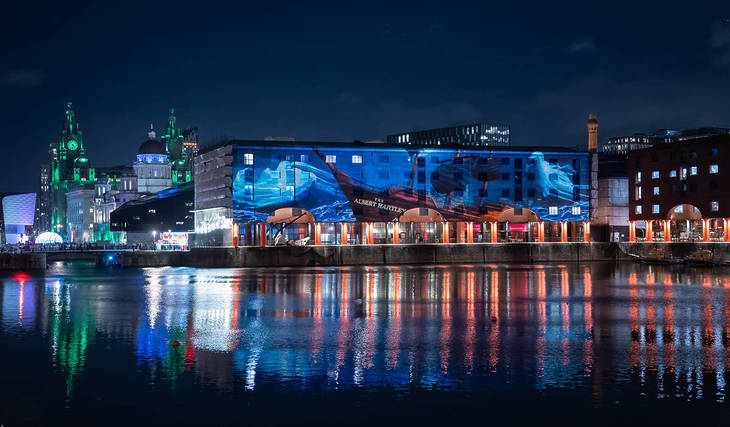 Liverpool&#8217;s Royal Albert Dock Is Being Transformed Into A Permanent Canvas For Stunning New Light Projections &#8211; And You Can Go See It This Weekend